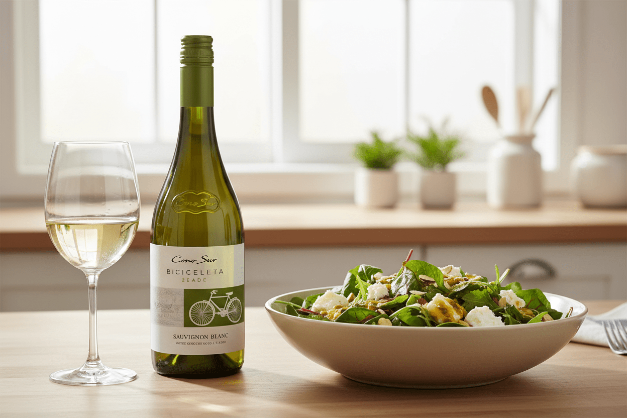 Vino Blanco Cono Sur Organico Sauvignon Blance de 750 ml - La Cava