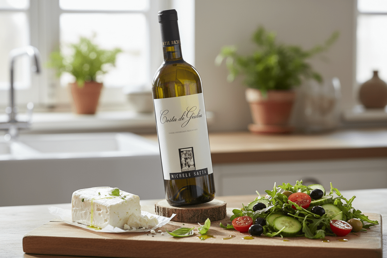Vino blanco costa di giulia 2022 750ml - La Cava