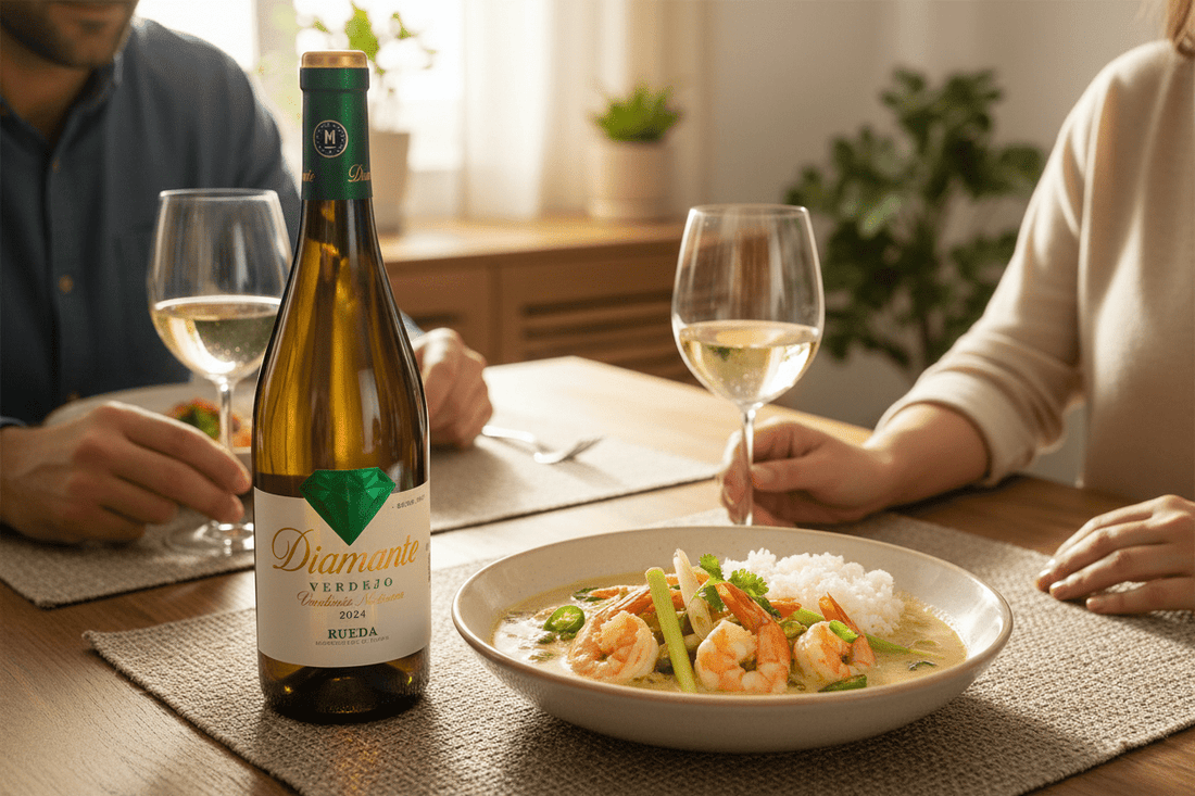Vino Blanco Diamante Rueda Verdejo de 750 ml - La Cava