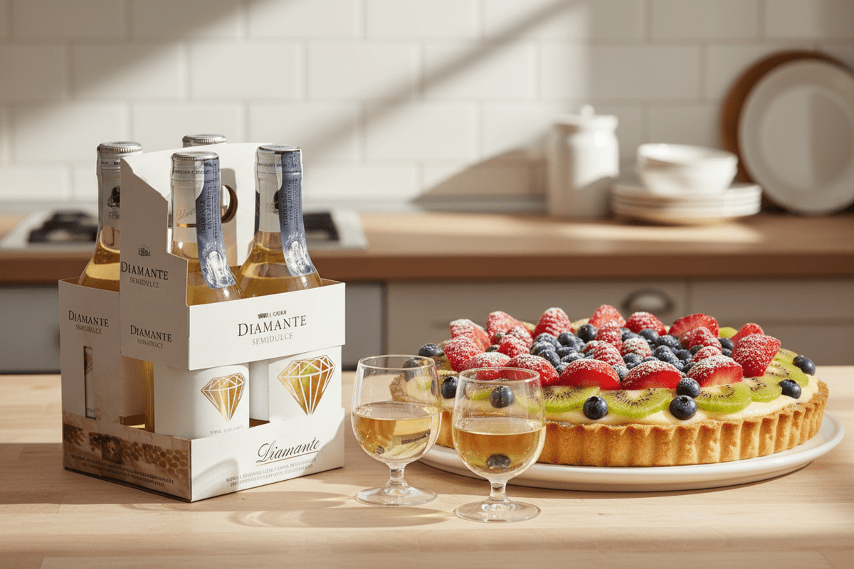 Vino Blanco Diamante Semidulce pack de 4 botellines de 187 ml - La Cava