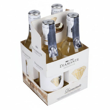 Vino Blanco Diamante Semidulce pack de 4 botellines de 187 ml - La Cava