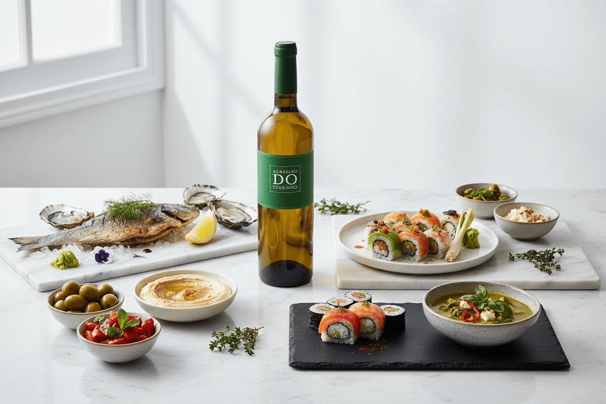 Vino Blanco Do Ferreira Albariño 750ml D.O. Rías Baixas - Vino de España - La Cava