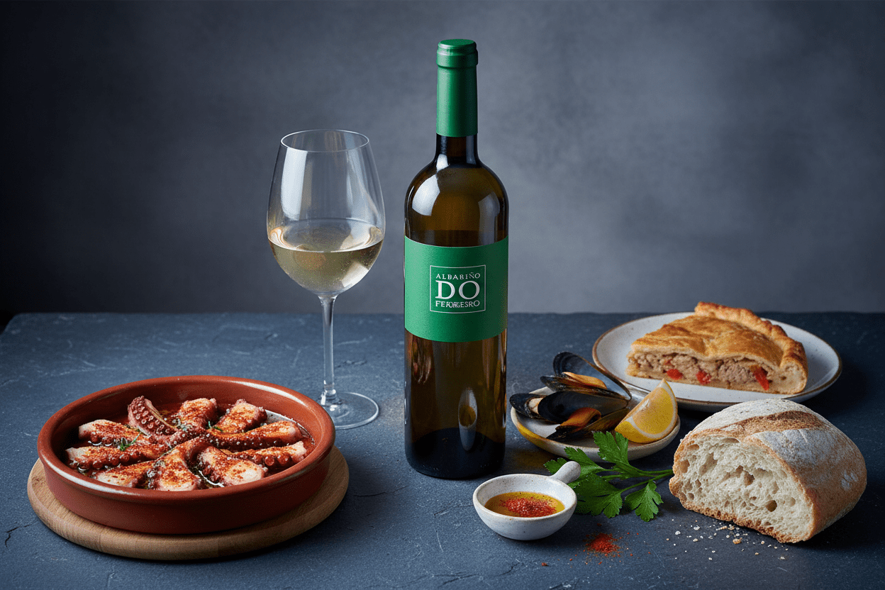 Vino Blanco Do Ferreira Albariño 750ml D.O. Rías Baixas - Vino de España - La Cava