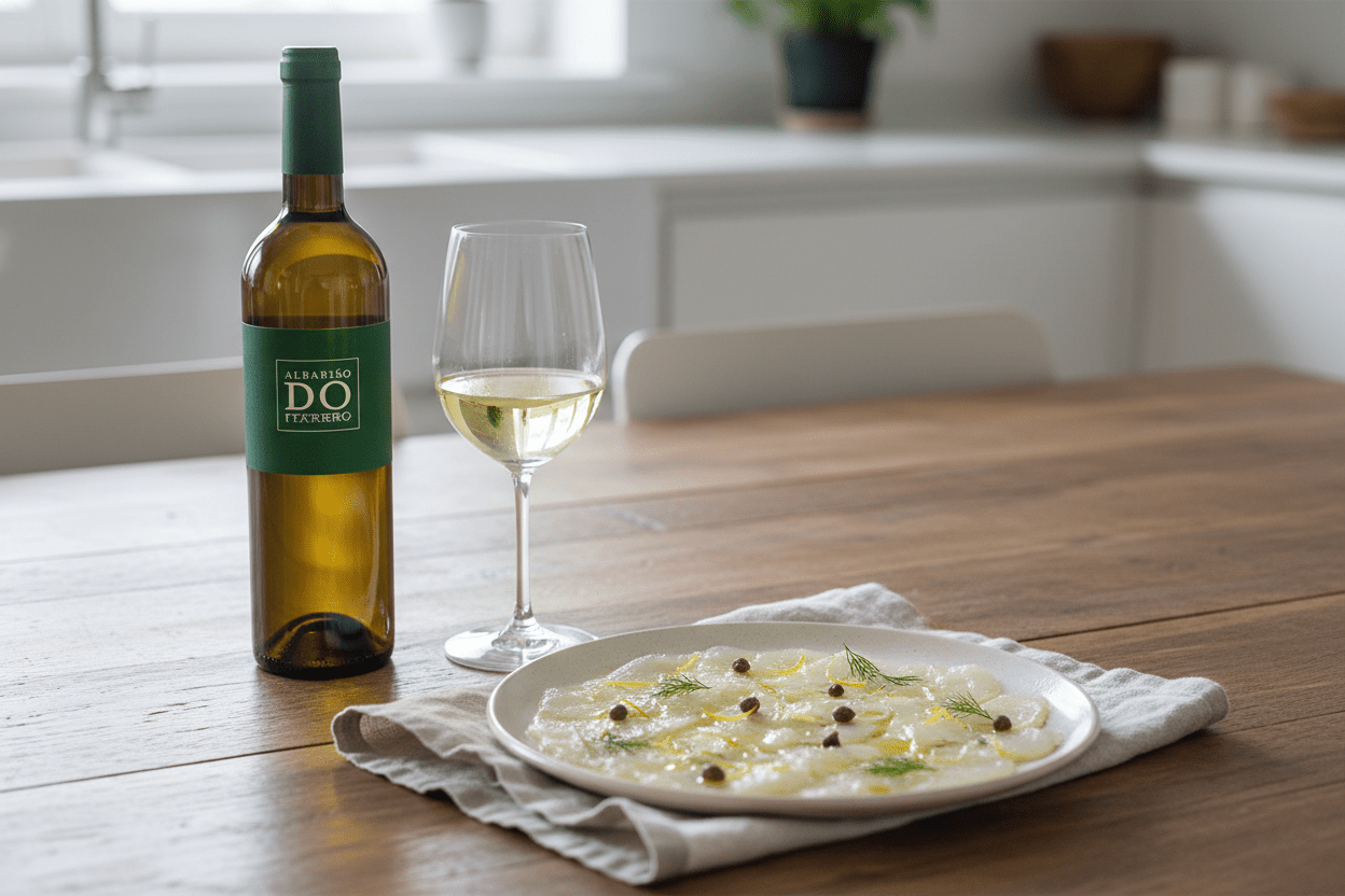 Vino Blanco Do Ferreira Albariño 750ml D.O. Rías Baixas - Vino de España - La Cava