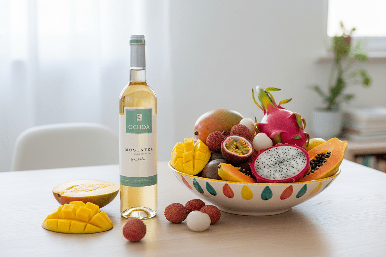 Vino Blanco Dulce Ochoa Moscatel 500ml D.O. Navarra - Vino de España - La Cava