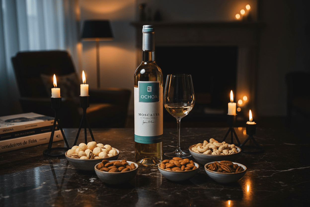 Vino Blanco Dulce Ochoa Moscatel 500ml D.O. Navarra - Vino de España - La Cava