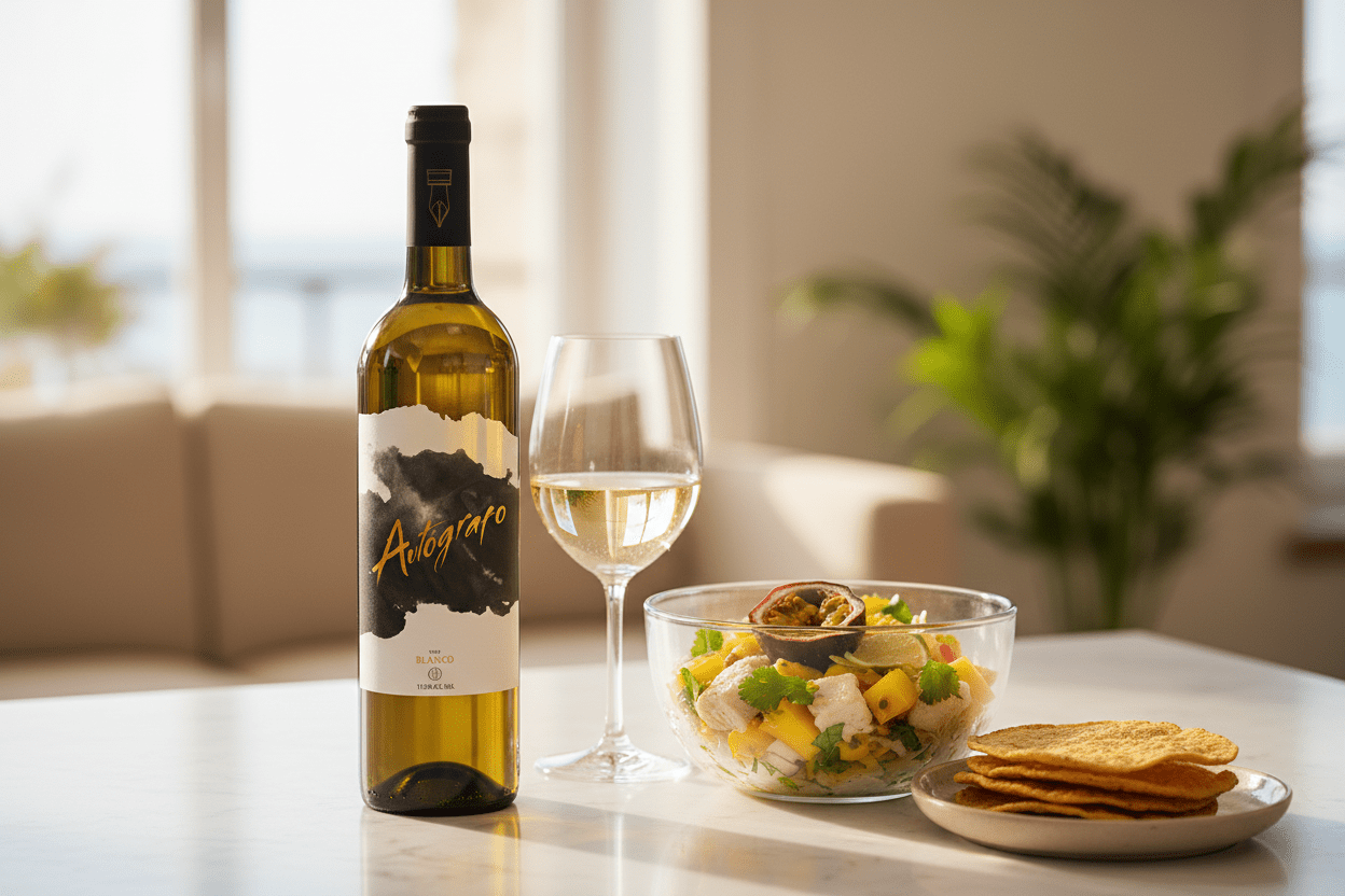 Vino Blanco Español Autógrafo - La Cava