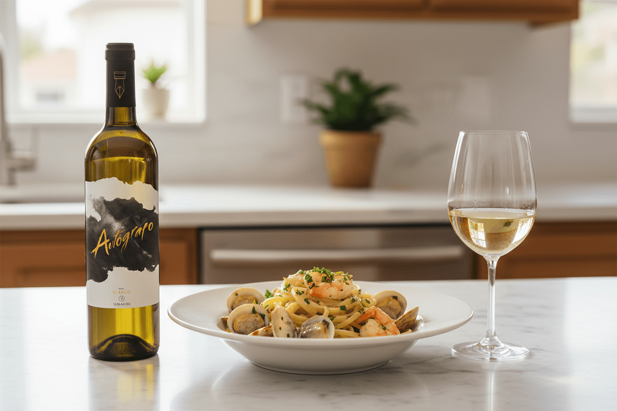 Vino Blanco Español Autógrafo - La Cava