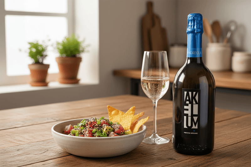 Vino Blanco Espumoso Andreola Akelum Asolo Prosecco Superior Brut - Vino de Italia - La Cava
