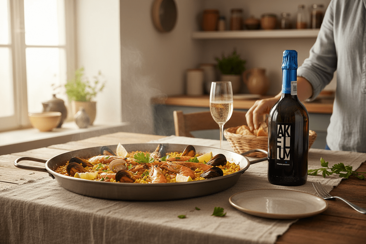 Vino Blanco Espumoso Andreola Akelum Asolo Prosecco Superior Brut - Vino de Italia - La Cava