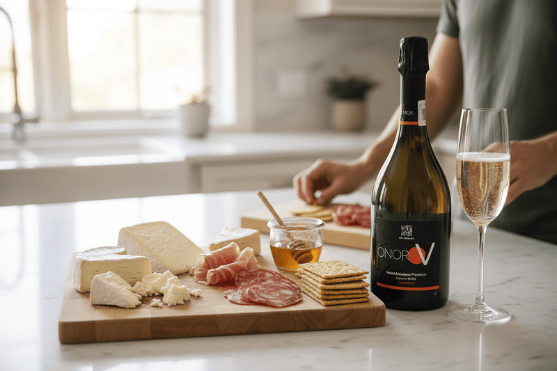 Vino Blanco Espumoso Andreola Martino Valdobbiadene Prosecco Extra Brut - Vino de Italia - La Cava