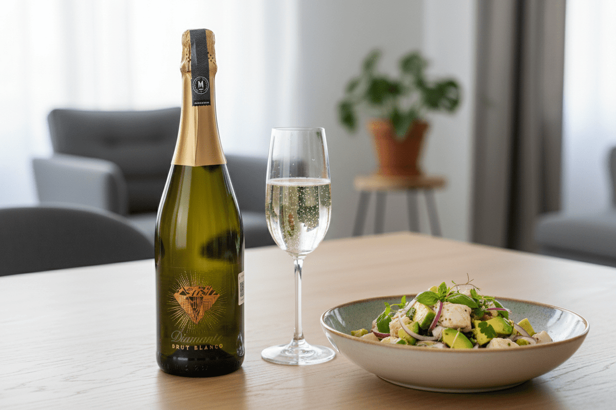 Vino Blanco Espumoso Diamante de 750ml - La Cava