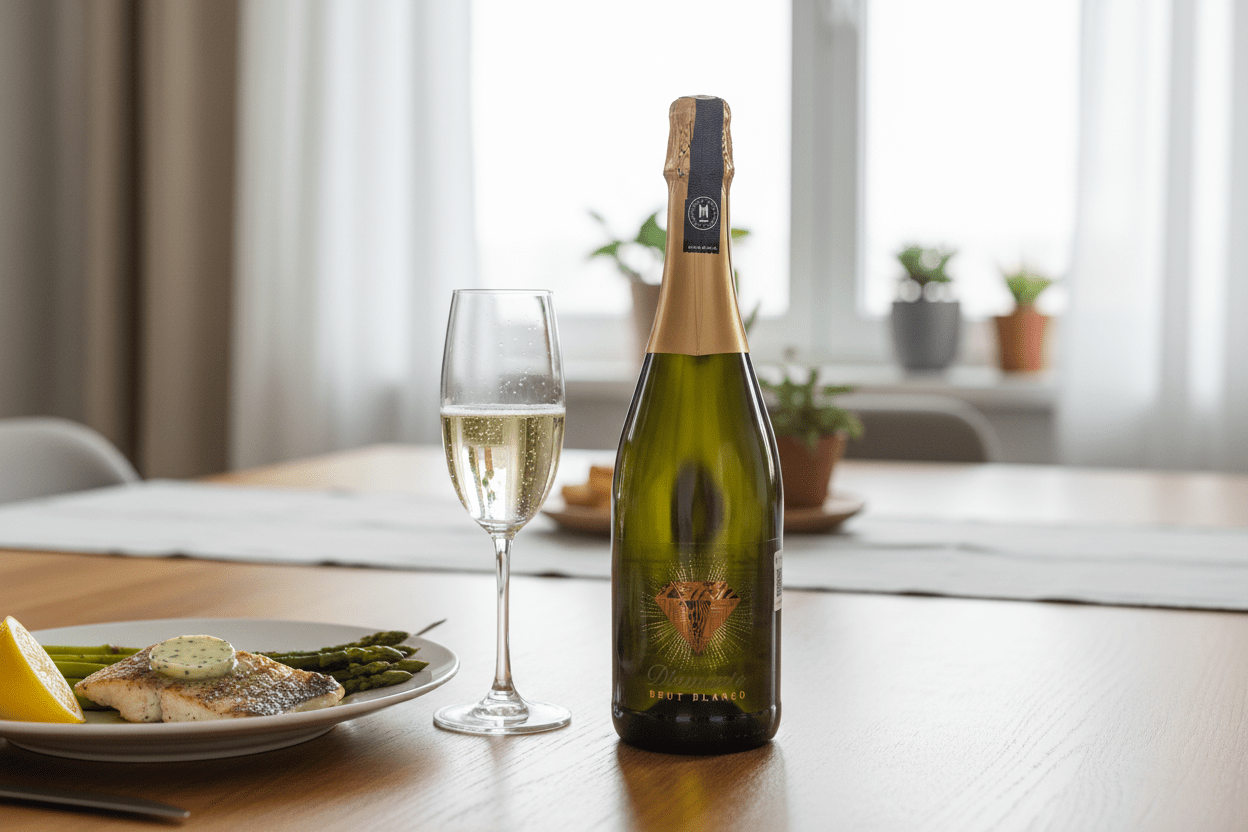 Vino Blanco Espumoso Diamante de 750ml - La Cava