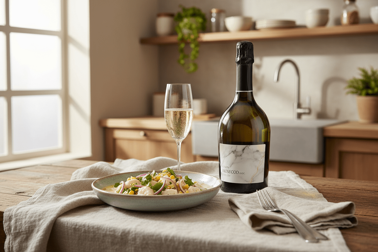 Vino Blanco Espumoso Flumen Prosecco Extra Dry - Vino de Italia - La Cava