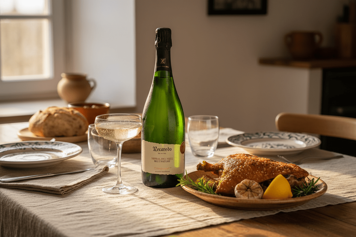 Vino Blanco Espumoso Recaredo Serral del Vell Brut Nature 750ml Corpinnat - Vino de España - La Cava