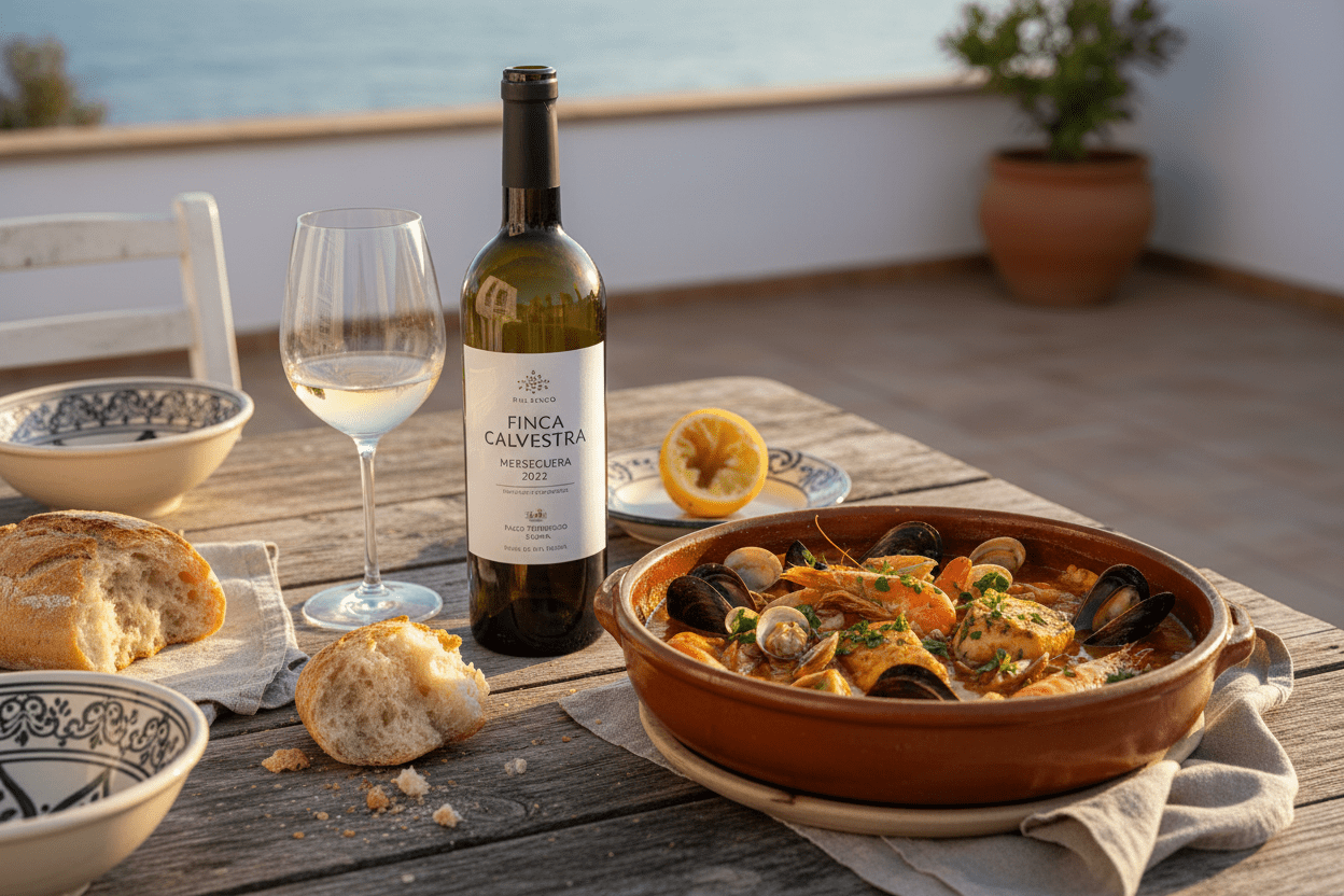 Vino Blanco Finca Calvestra Merseguera 2022 750ml Pago El Terrerazo,- Vino de España - La Cava
