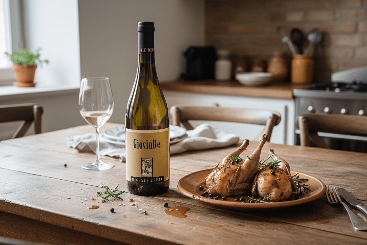 Vino blanco giovin re 2021 750ml Italia - La Cava