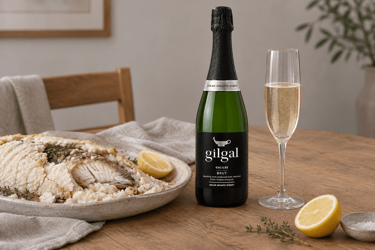 Vino Blanco Golan Heights Gilgal Brut - La Cava