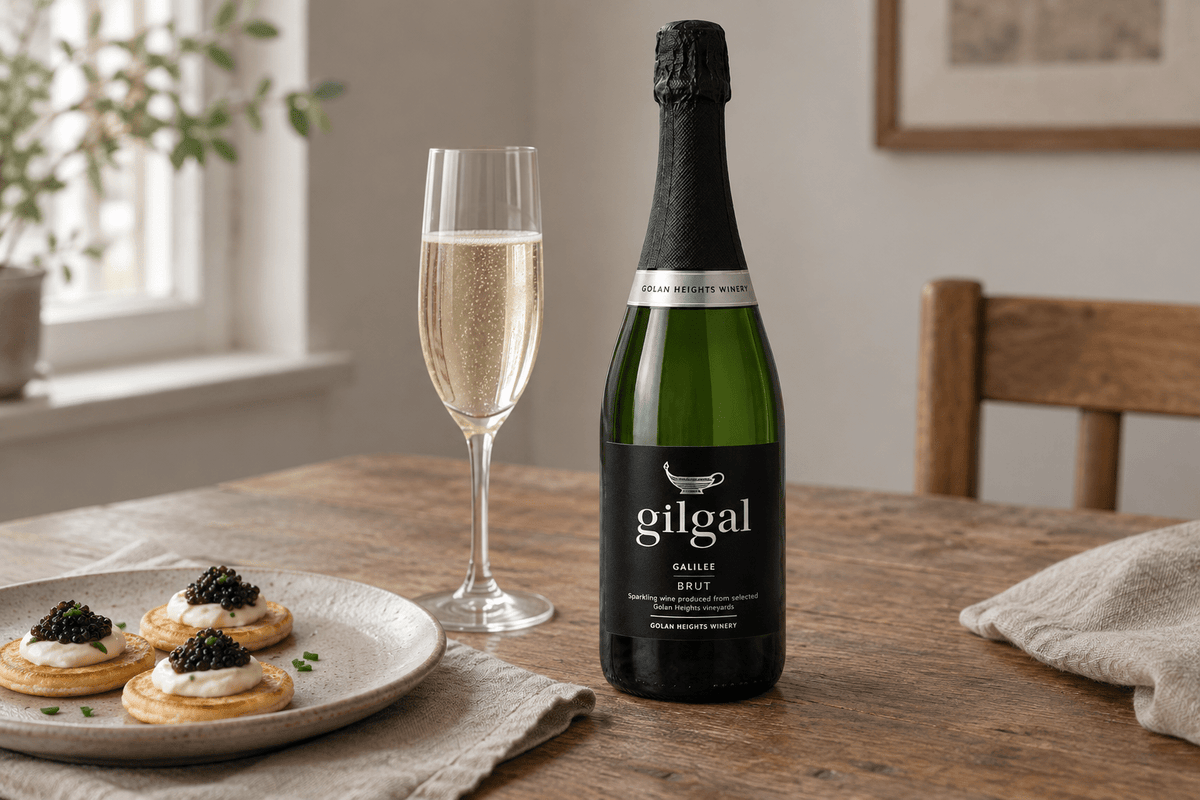 Vino Blanco Golan Heights Gilgal Brut - La Cava