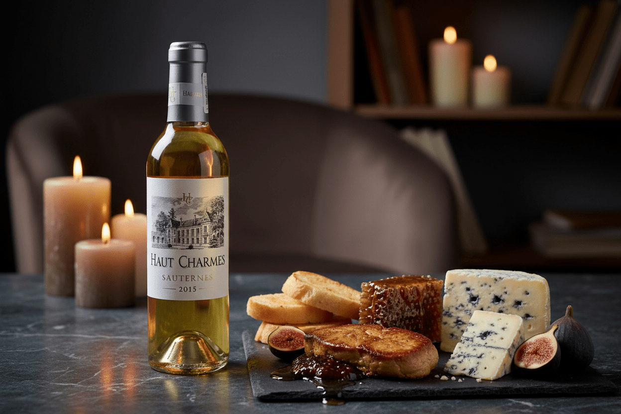 Vino Blanco Haut Charmes Sauternes 375ml 2015 - Vino de Francia - La Cava