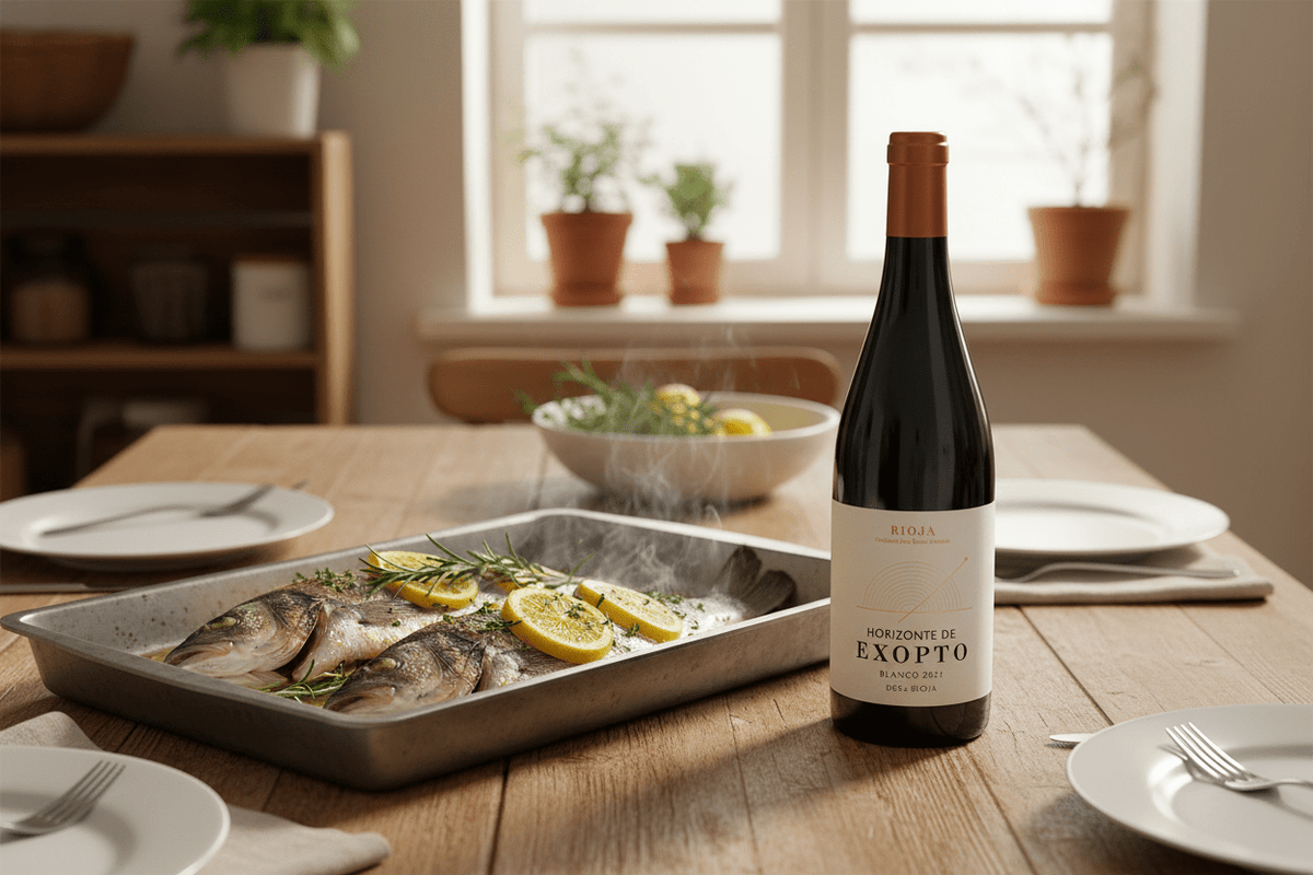 Vino Blanco Horizonte de Exopto 2021 Bodegas Exopto 750ml DOCa Rioja - Vino de España - La Cava