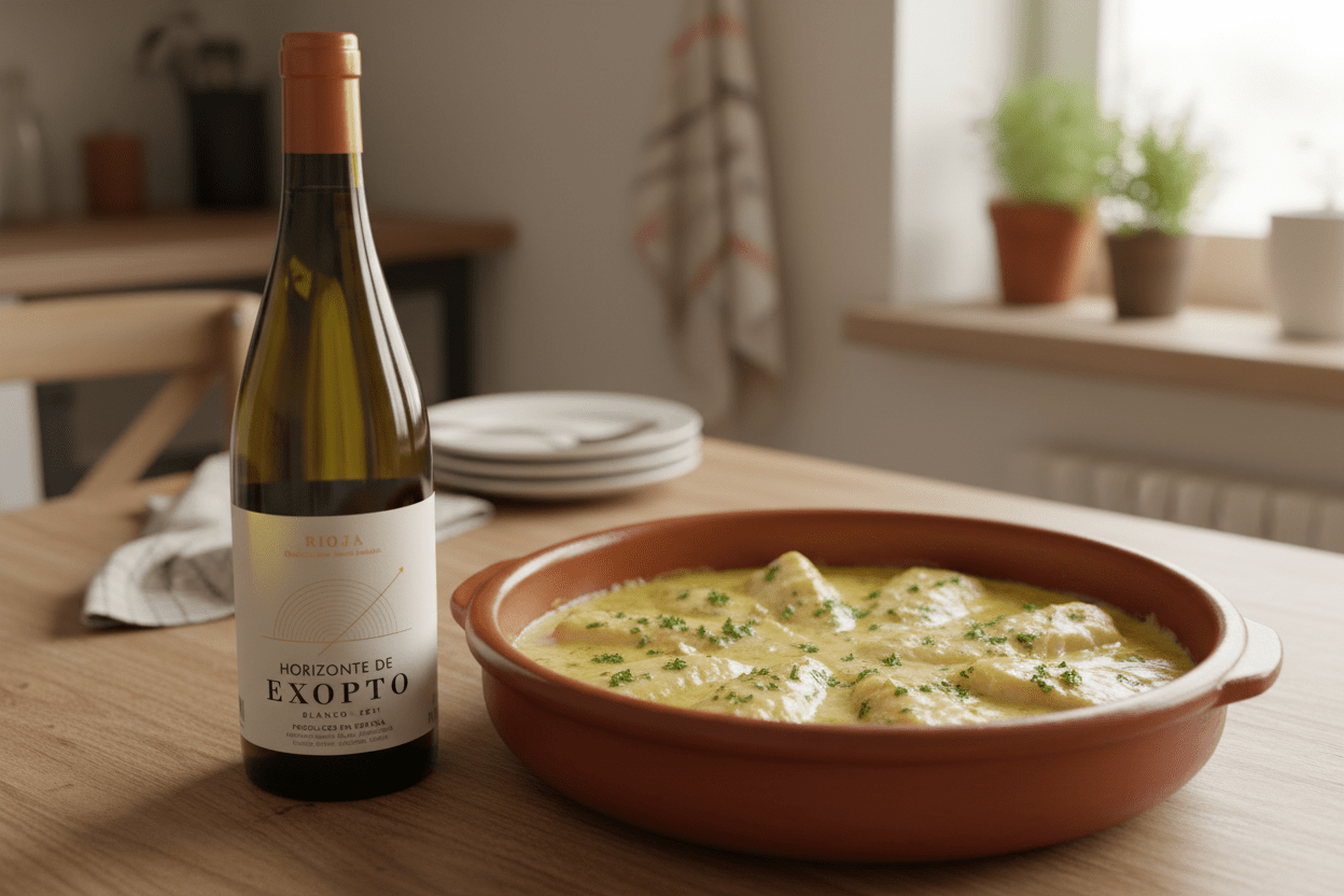 Vino Blanco Horizonte de Exopto 2021 Bodegas Exopto 750ml DOCa Rioja - Vino de España - La Cava