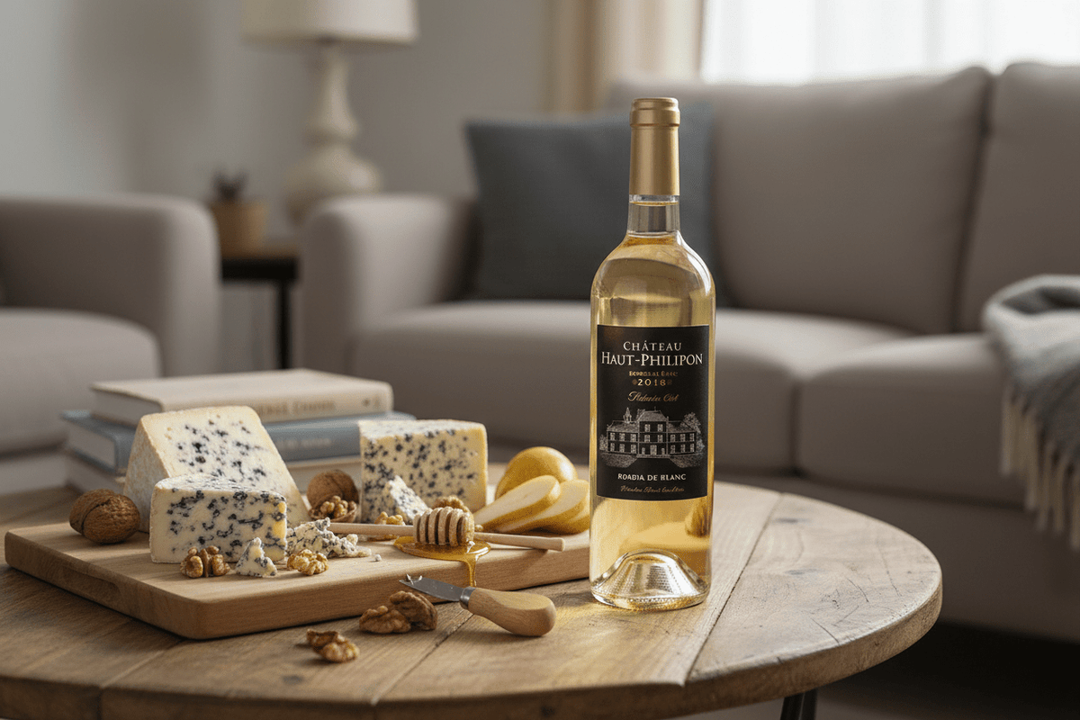 Vino blanco kosher chateau haut philippon bordeaux semi sweet 750 ml - Vino de Francia - La Cava