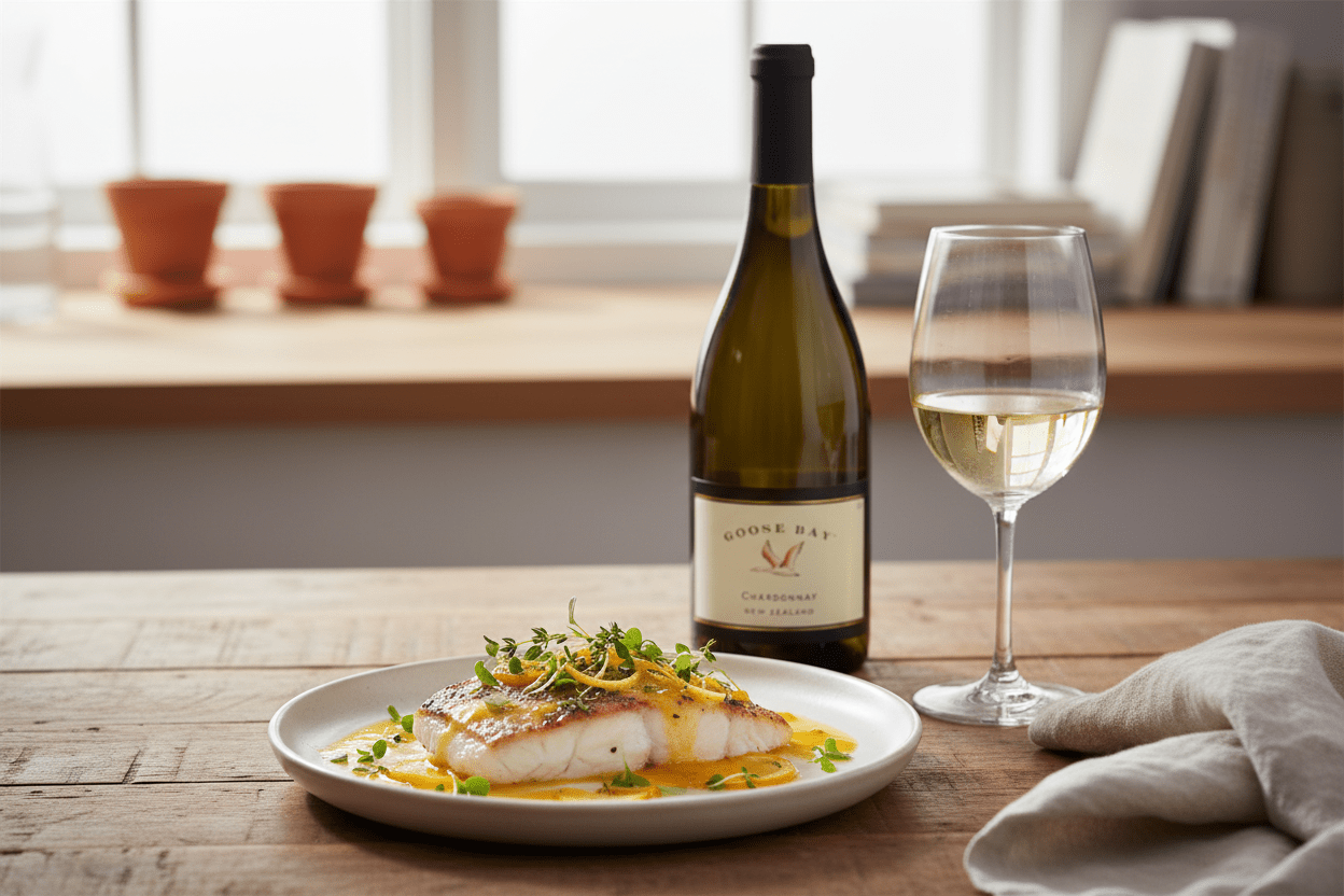 Vino blanco kosher goose bay chardonnay 750ml - Vino de Nueva Zelanda - La Cava