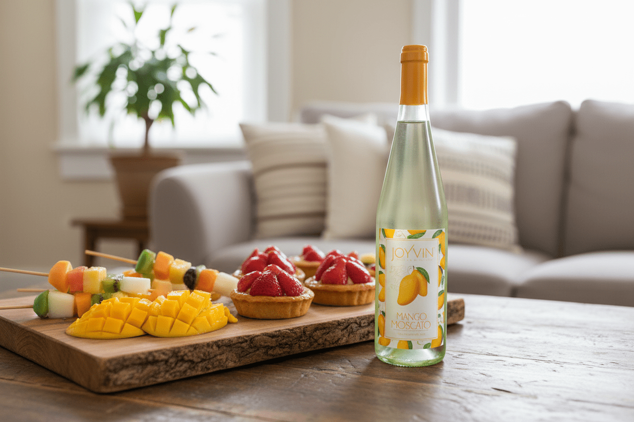 Vino blanco kosher joyvin moscato mango 750 ml Italia - La Cava