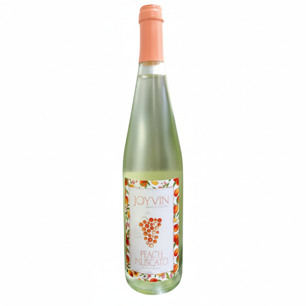 Vino blanco kosher joyvin moscato peach Italia 750 ml - La Cava