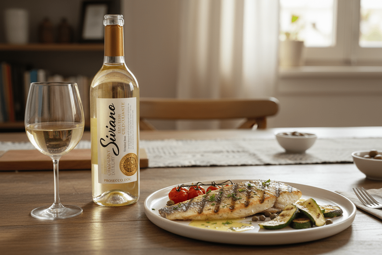 Vino blanco kosher siviano chardonnay 750 ml Italia - La Cava