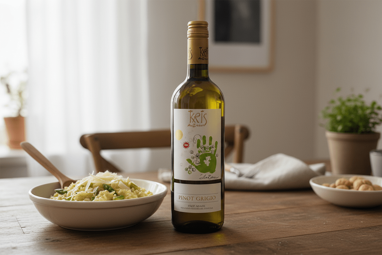 Vino Blanco Kriss Pinot Grigio 2024 750ml - Vino de Italia - La Cavaslider_item_HiMBLA