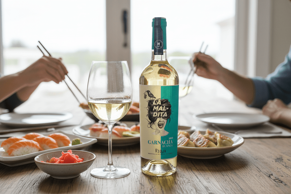 Vino Blanco La Maldita de 750 ml - La Cava
