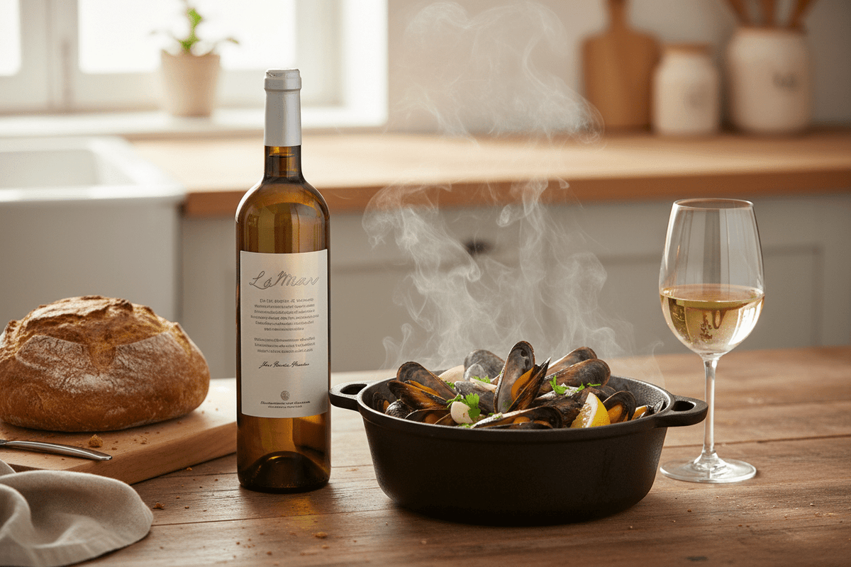 Vino Blanco La Mar Caíño Blanco 750ml D.O. Rías Baixas - Vino de España - La Cava