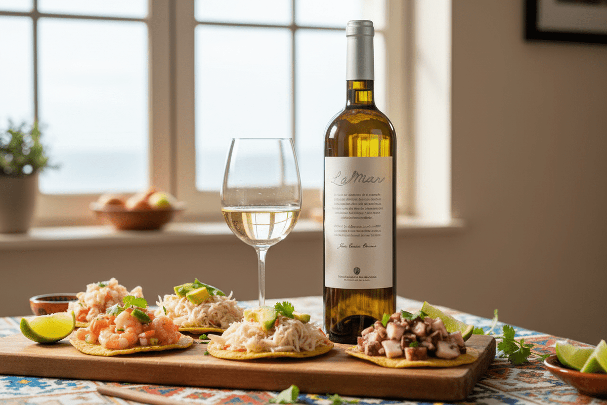 Vino Blanco La Mar Caíño Blanco 750ml D.O. Rías Baixas - Vino de España - La Cava