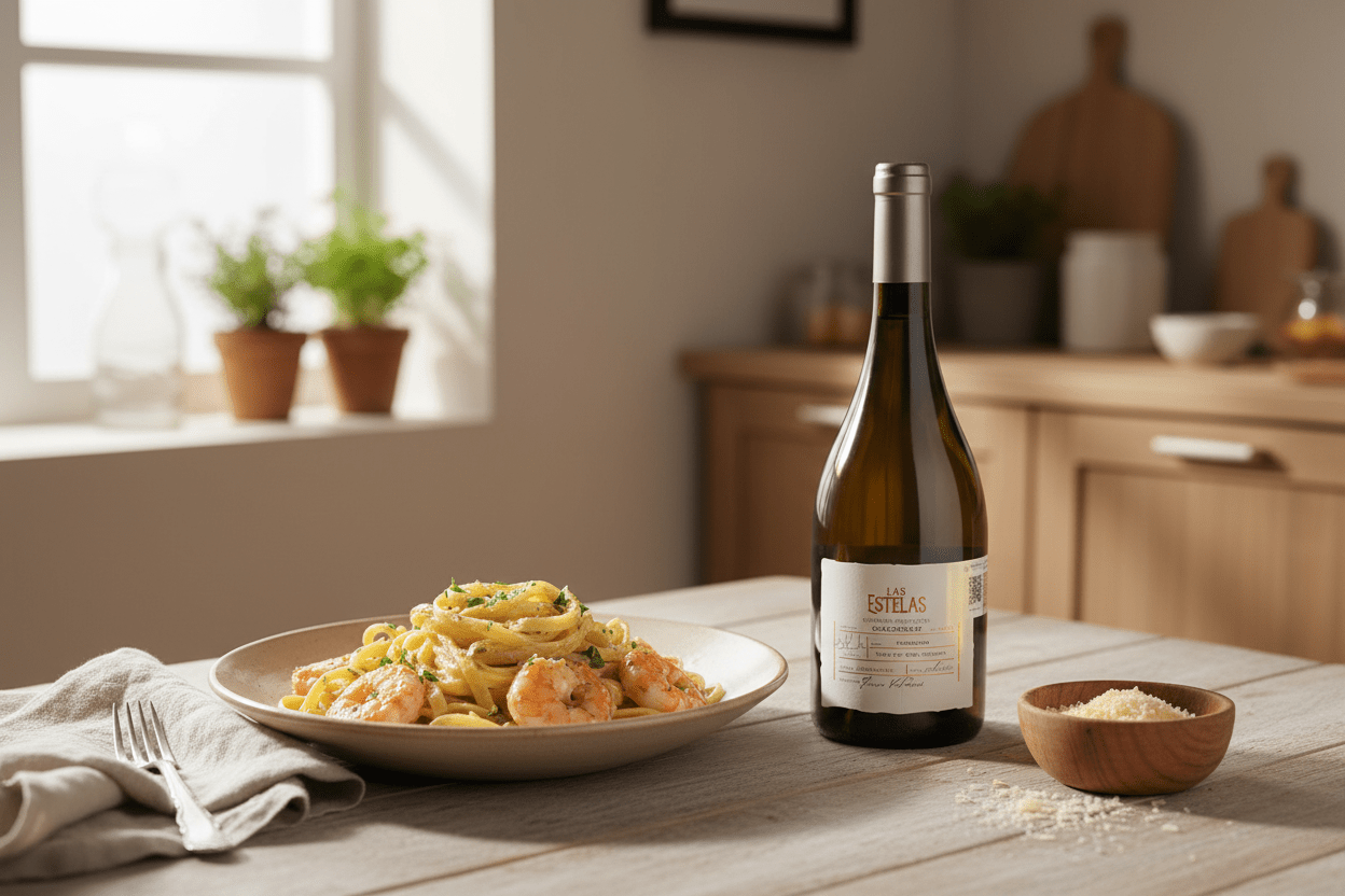 Vino Blanco las Estelas Vineyard Collection Chardonnay 750ml - La Cava