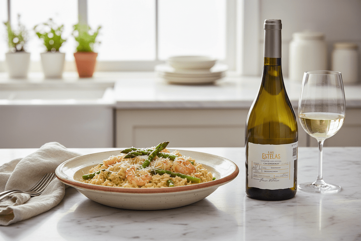 Vino Blanco las Estelas Vineyard Collection Chardonnay 750ml - La Cava