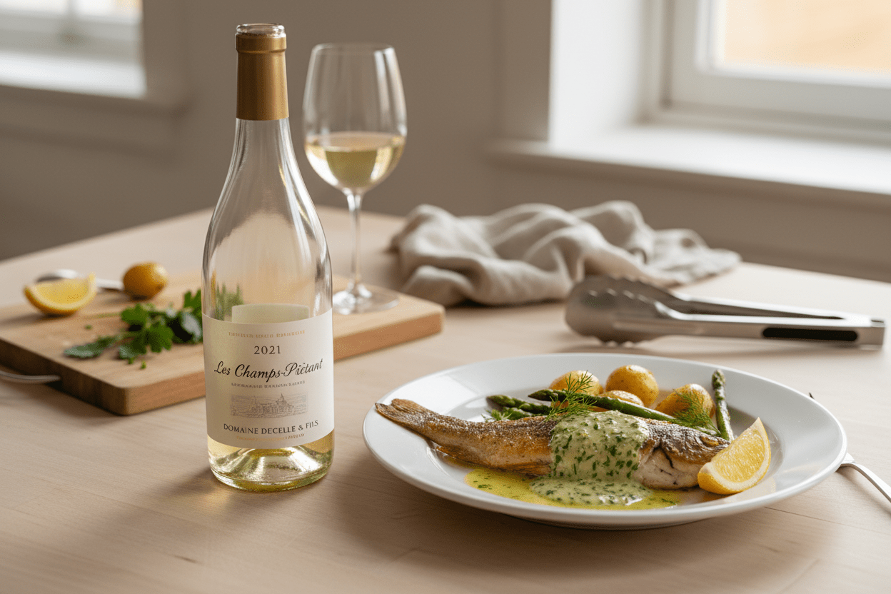 Vino Blanco Les Champs-Piétant 2021 Domaine Decelle & Fils 750ml Borgoña - Vino de Francia - La Cava