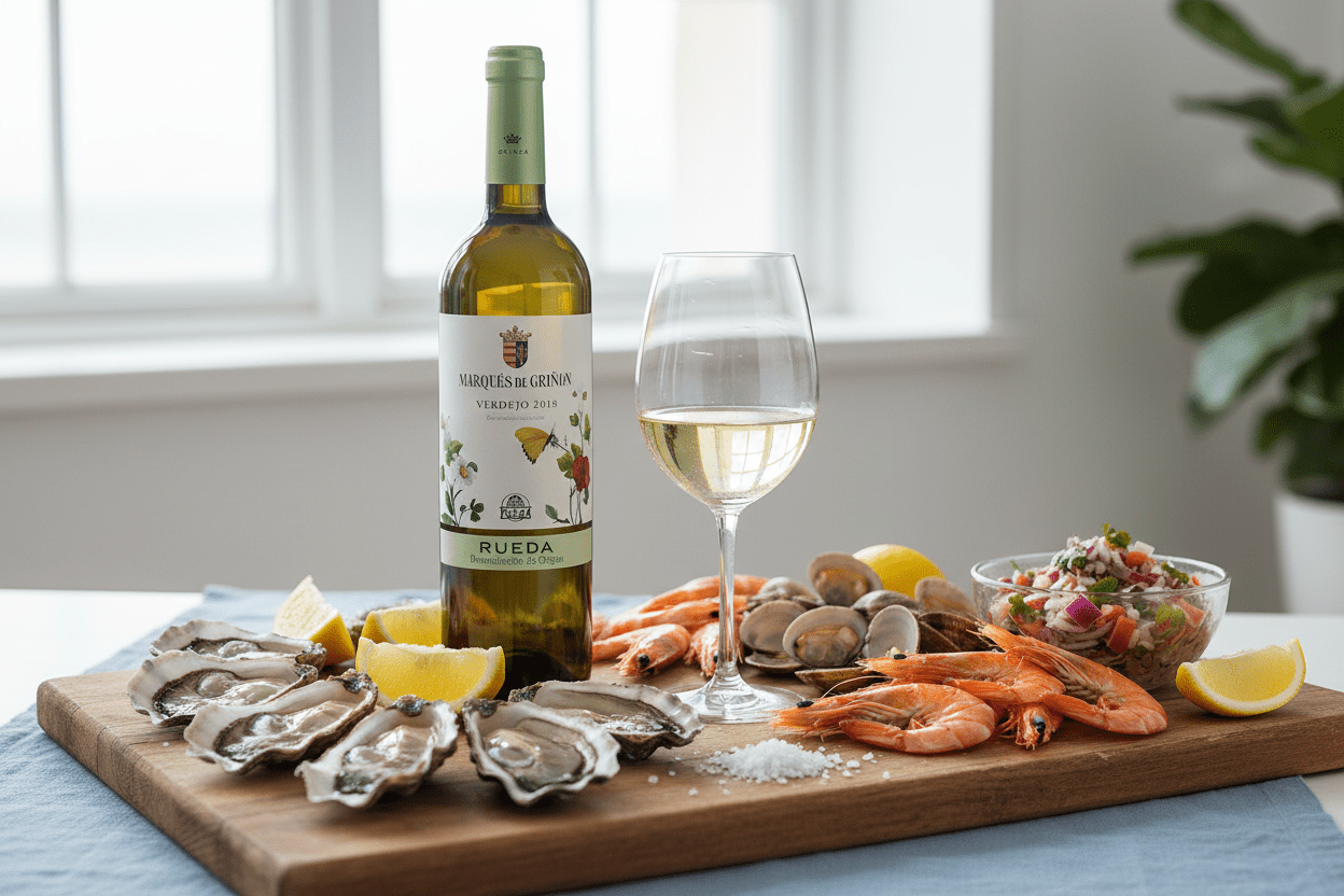 Vino Blanco Marqués de Griñón Verdejo 750ml D.O. Rueda - Vino de España - La Cava