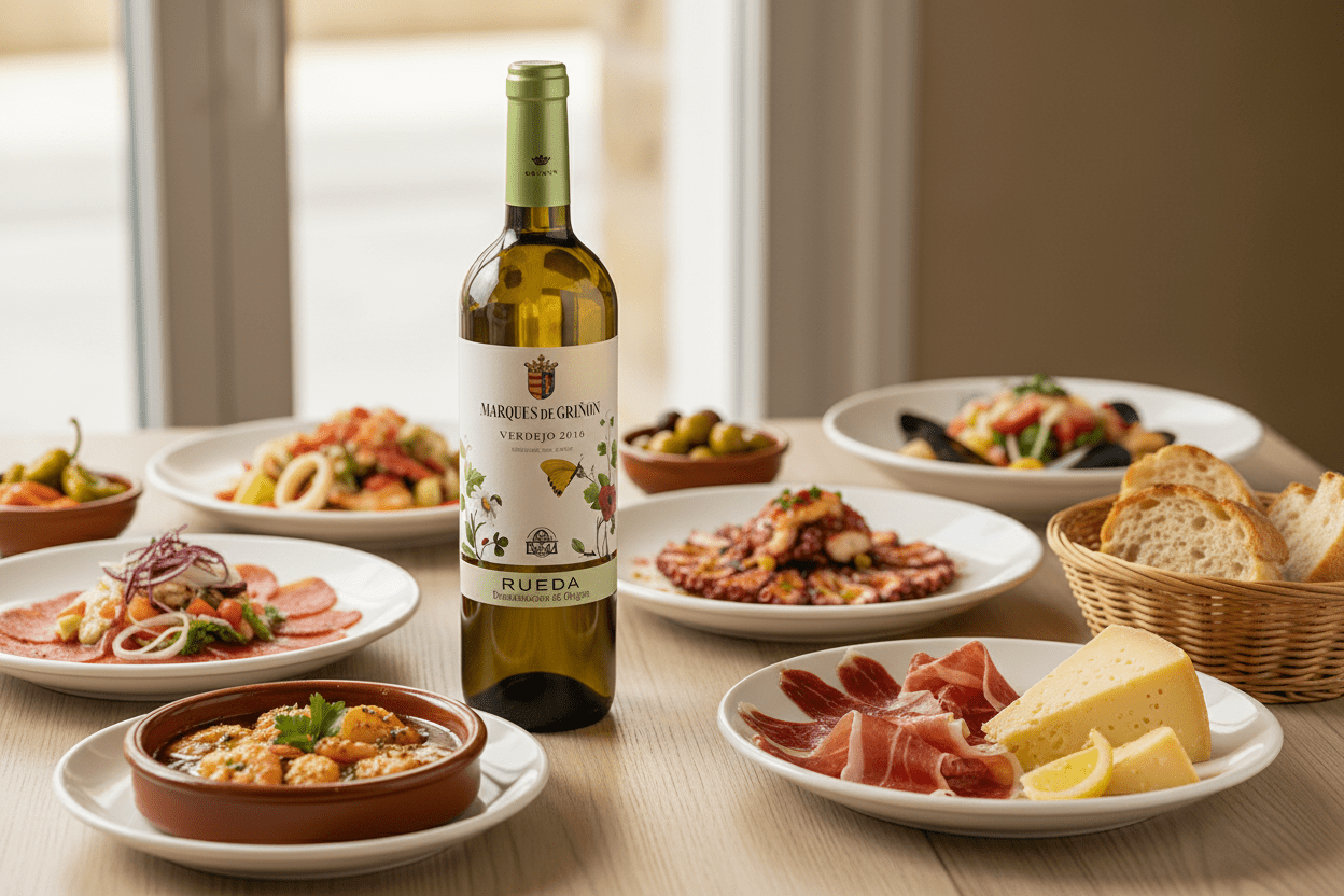 Vino Blanco Marqués de Griñón Verdejo 750ml D.O. Rueda - Vino de España - La Cava