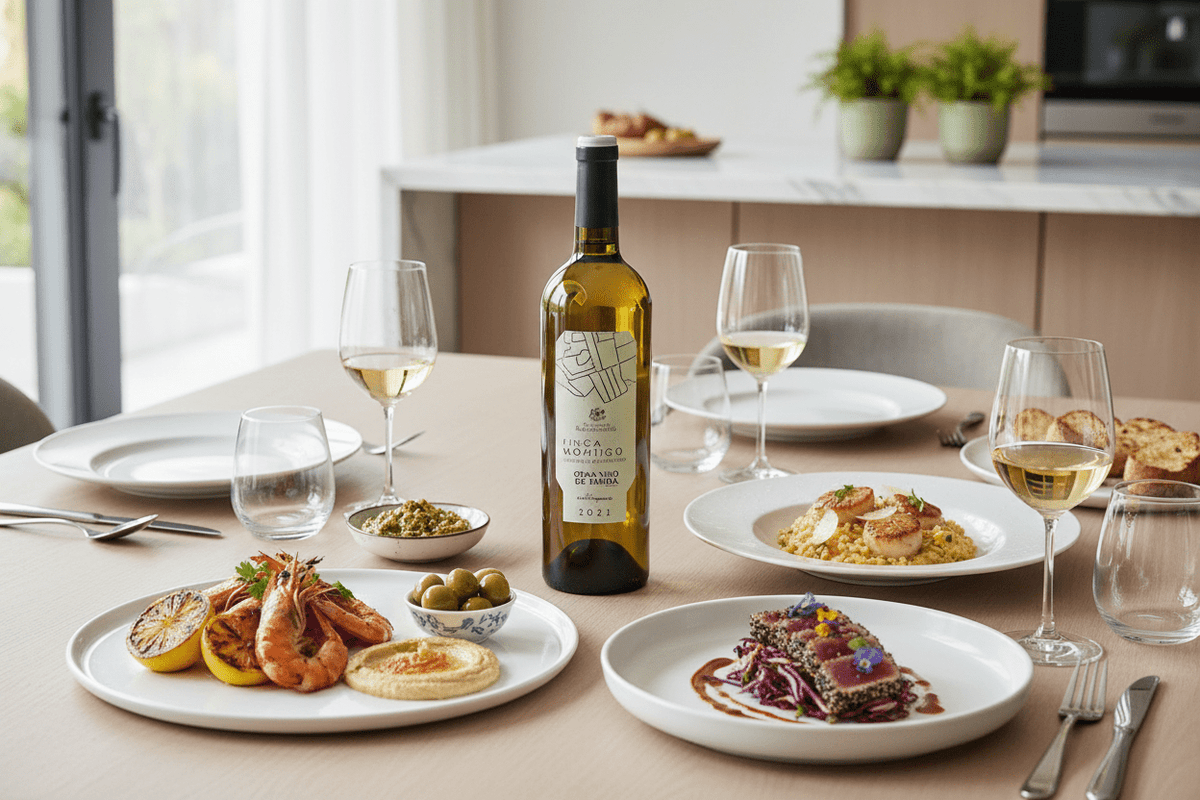 Vino Blanco Marqués de Riscal Finca Montico 750ml Rueda - Vino de España - La Cava