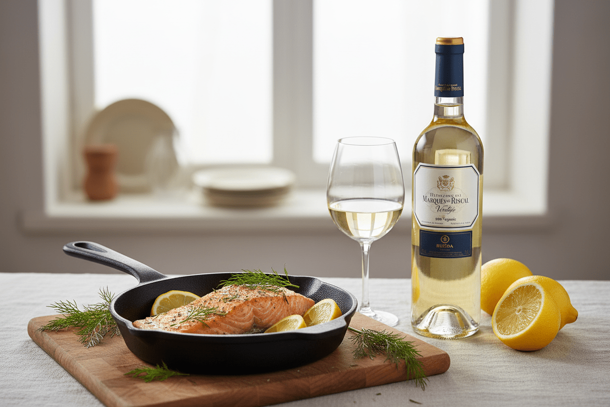 Vino Blanco Marqués de Riscal Verdejo Ecológico 375ml Rueda - Vino de España - La Cava