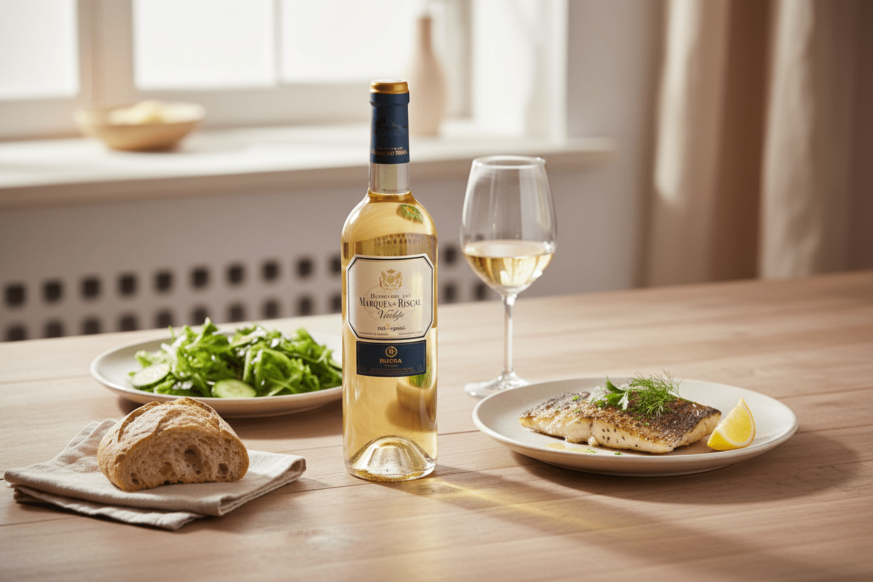 Vino Blanco Marqués de Riscal Verdejo Ecológico 375ml Rueda - Vino de España - La Cava