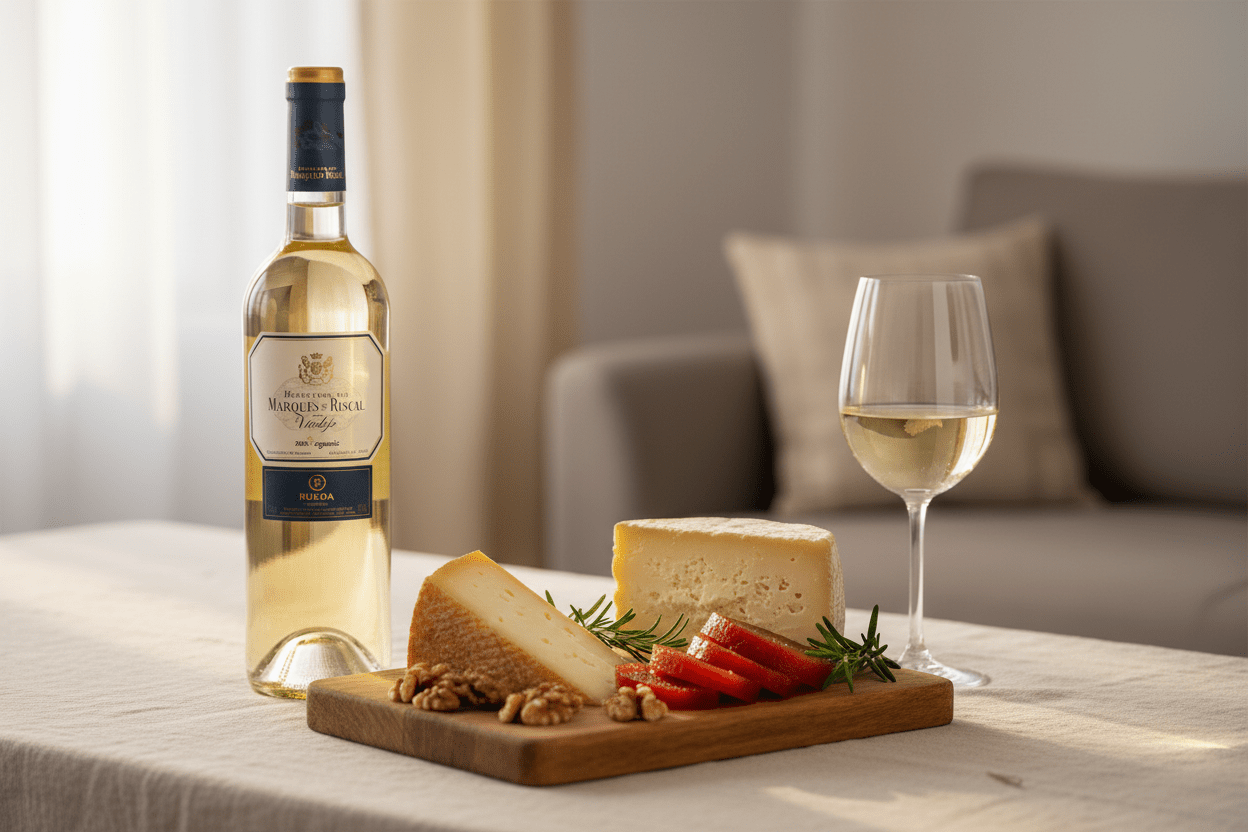 Vino Blanco Marqués de Riscal Verdejo Ecológico 375ml Rueda - Vino de España - La Cava