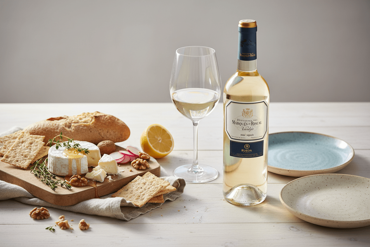 Vino Blanco Marqués de Riscal Verdejo Ecológico 750ml D.O. Rueda - Vino de España - La Cava