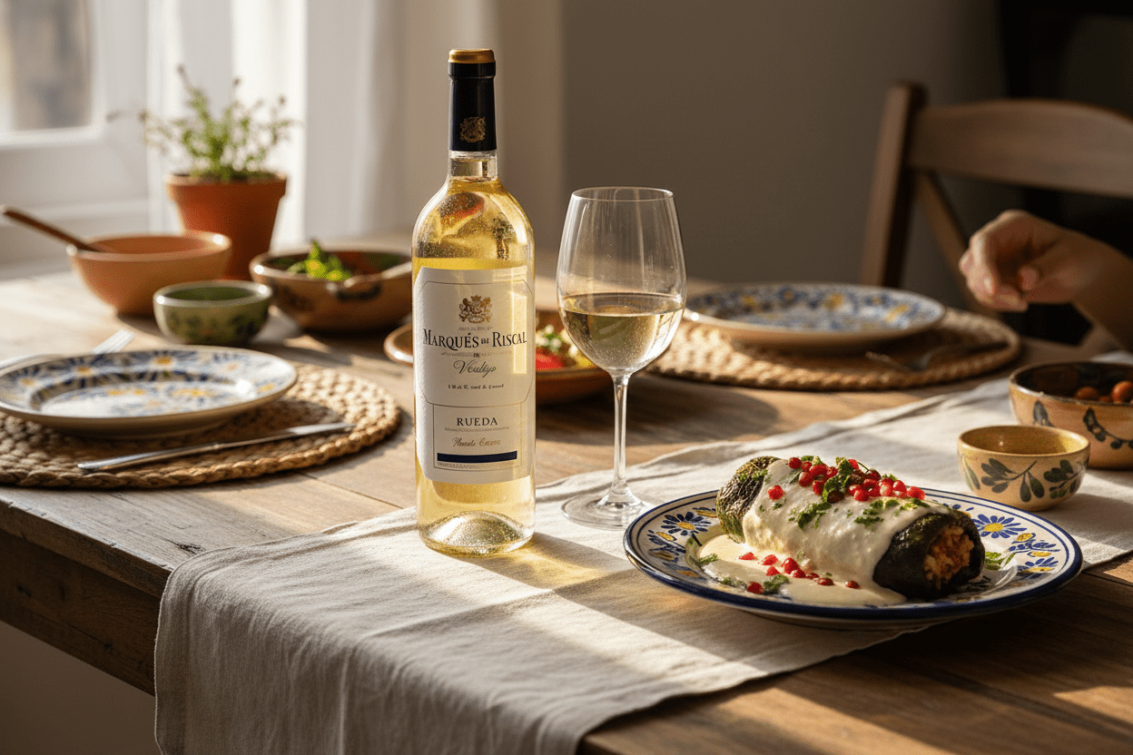 Vino Blanco Marqués de Riscal Viñas Viejas 750ml Rueda - Vino de España - La Cava