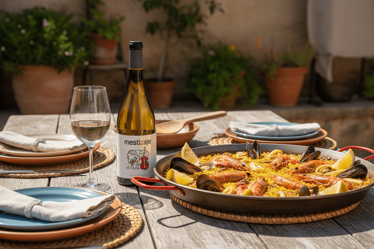 Vino Blanco Mestizaje 2024 750ml Pago El Terrerazo - Vino de España - La Cava