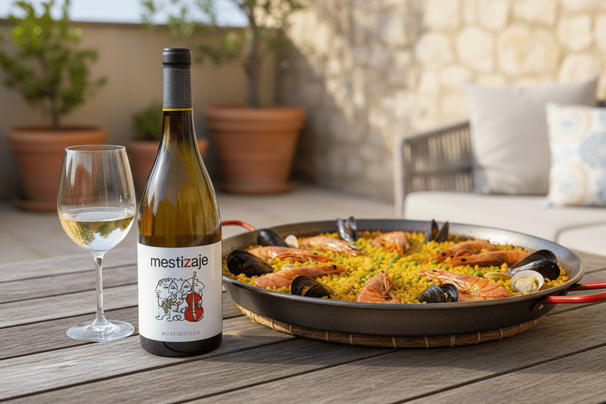 Vino Blanco Mestizaje 2024 750ml Pago El Terrerazo - Vino de España - La Cava