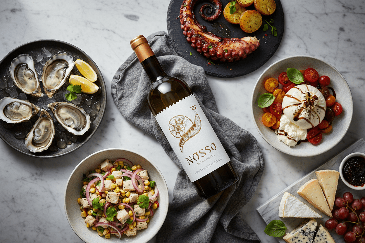 Vino Blanco Nuestro Verdejo Natural 2023 750ml D.O. Rueda - Vino de España - La Cava