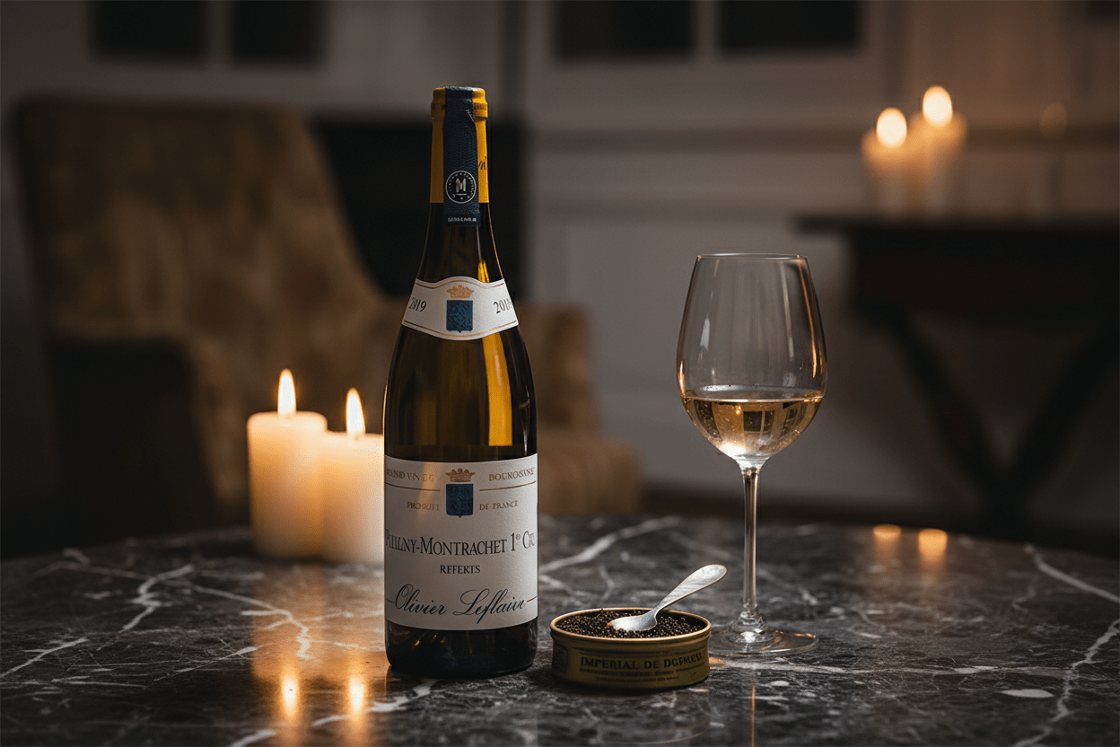 Maridaje  con Vino Blanco Olivier Leflaive Puligny-Montrachet 1er Cru Puce